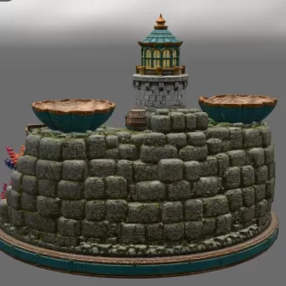 Lighthouse Jewelry Organizer STL File for 3D Print - Model thumbnail 10