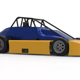 Experimental Pavement Silver Crown Car Version 2 Scale 1:25 - Model thumbnail 25