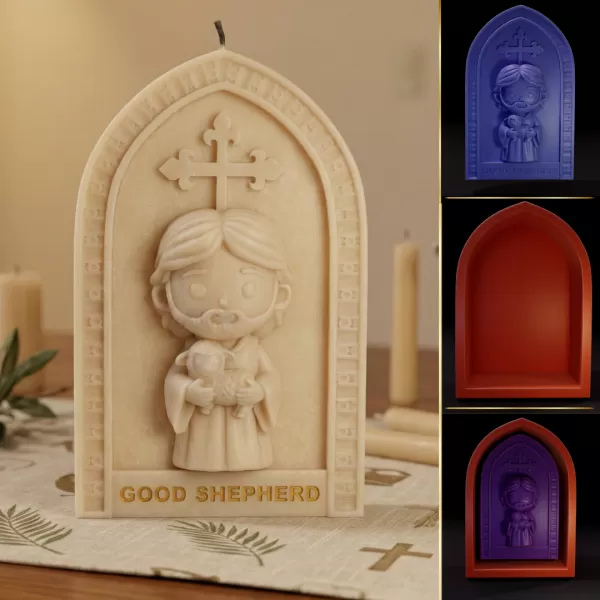 3D printable model: The Good Shepherd (Chibi Style) - Model preview 1