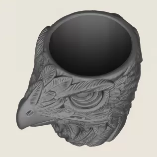 Griffin Head Planter - Model thumbnail 2