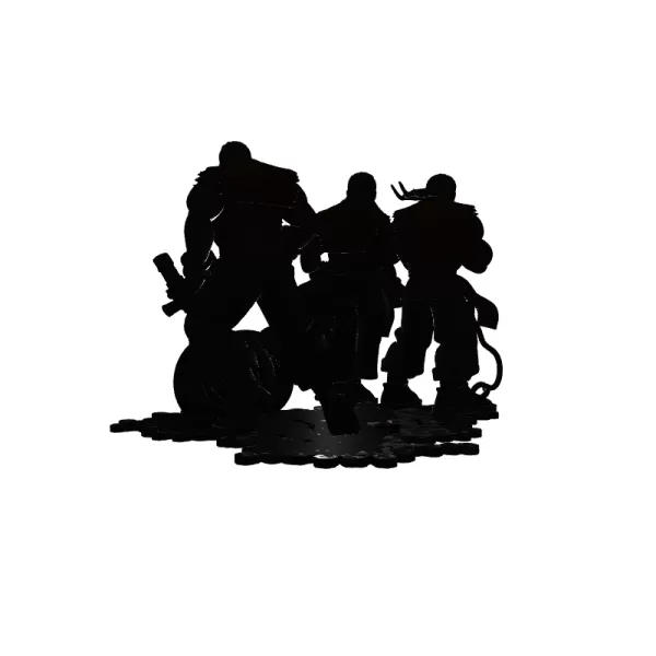 Street Fighter Characters 3D Model - Model preview 2