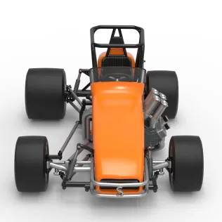 Vintage Pavement Sprint car Scale 1:25 - Model thumbnail 8