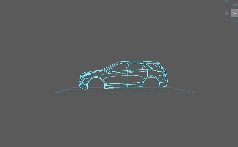 Cadillac - XT5 2017 Wall Art - Model preview 1