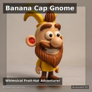 Whimsical Character Pack – Kitbash High-Poly Figure Collection ( - Model thumbnail 6