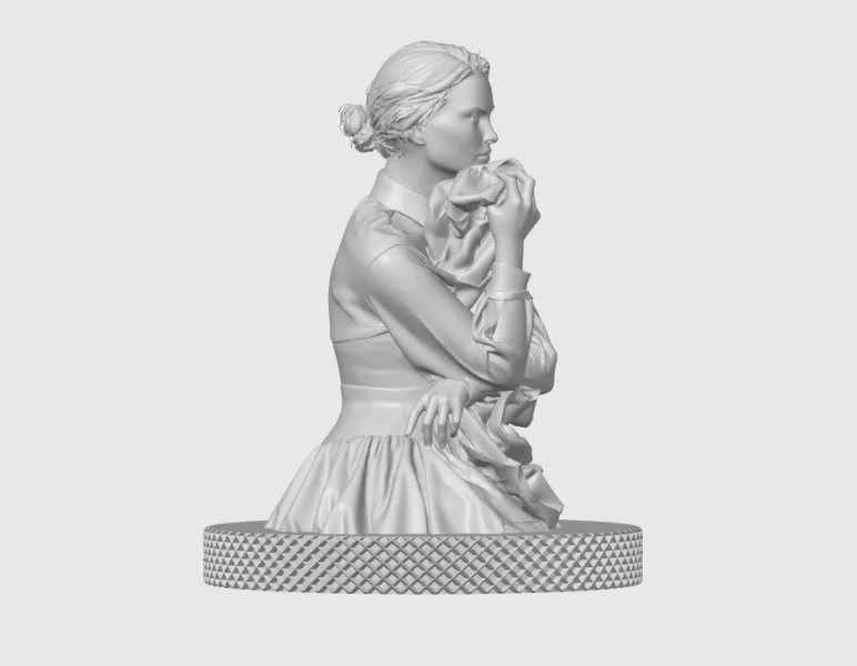 Natalie Portman 3D Bust Print - Model preview 10