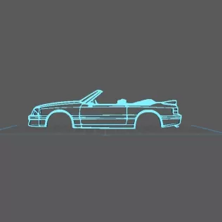 Ford - Mustang GT 1993 Wall Art