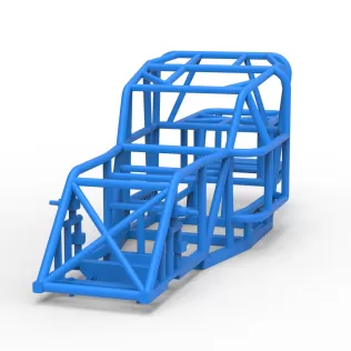 Frame of Mod Lite Race car Scale 1:25 - Model thumbnail 4