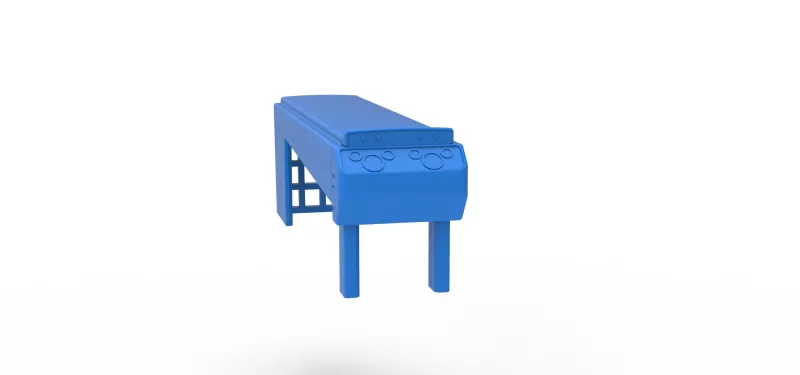 Hood of Pulling tractor Version 5 Scale 1:25 - Model preview 11