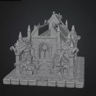Blossom Cathedral STL File for 3D Print - Model thumbnail 15