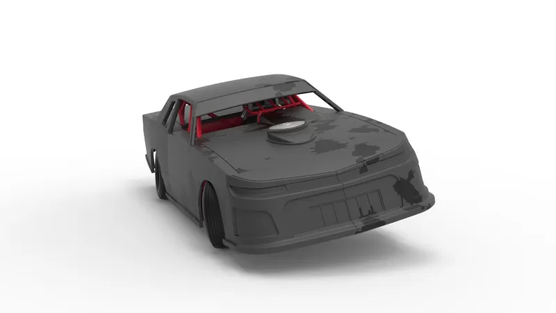 IMCA Stock car while turning Scale 1:25 - Model preview 26