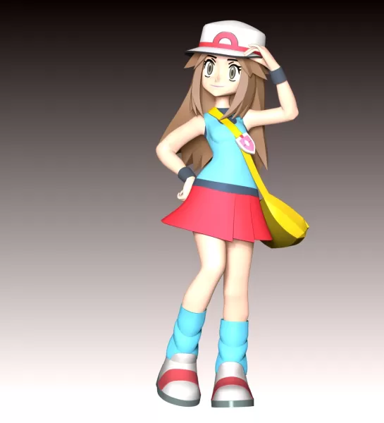 Leaf - Pokemon - Model preview 8