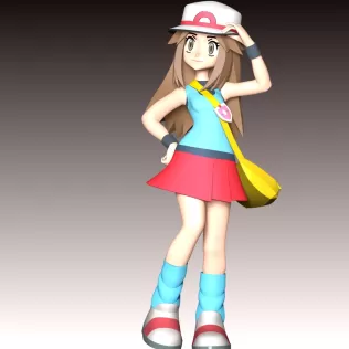 Leaf - Pokemon - Model thumbnail 8