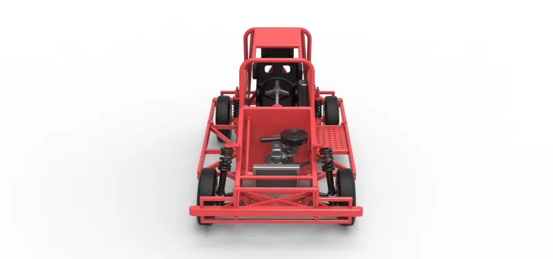 New Zealand Ministock car Base Version 3 Scale 1:25 - Model preview 8