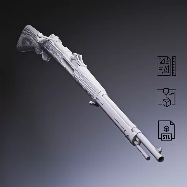 Gewehr 98 Bolt-Action Rifle #RoZ - Model preview 9