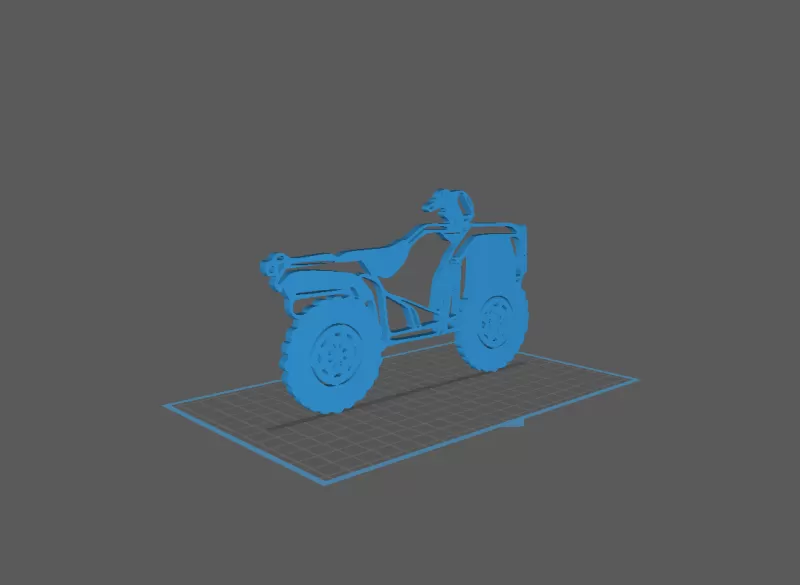 Honda - TRX 400 Wall Art - Model preview 1