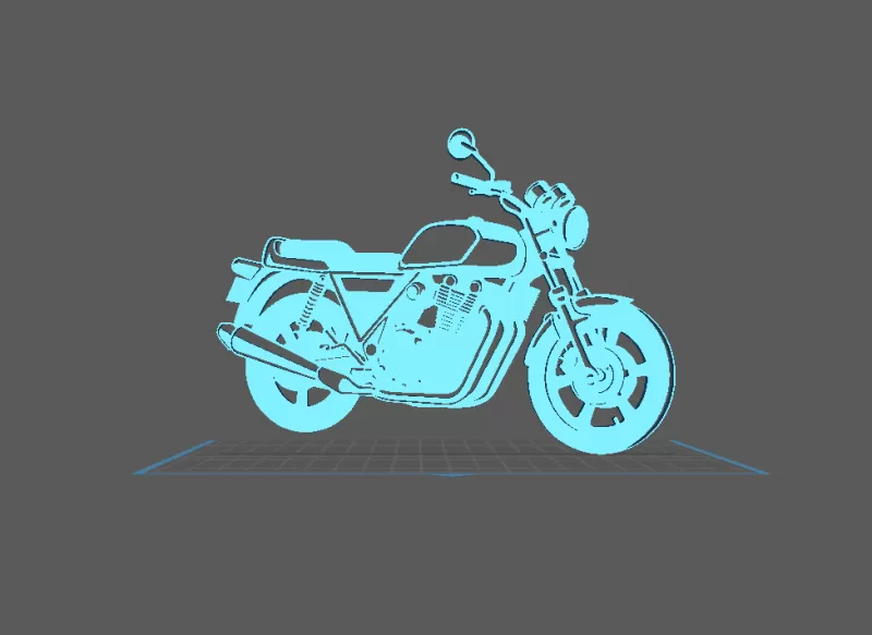 Honda - CB 400 F Wall Art - Model preview 2