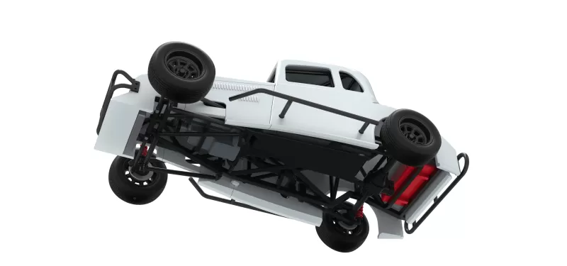 Canadian vintage modified stock car Scale 1:25 - Model preview 3