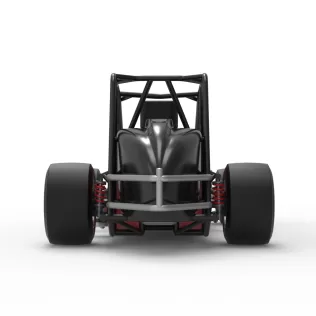 Experimental Pavement Silver Crown Car Base Scale 1:25 - Model thumbnail 15