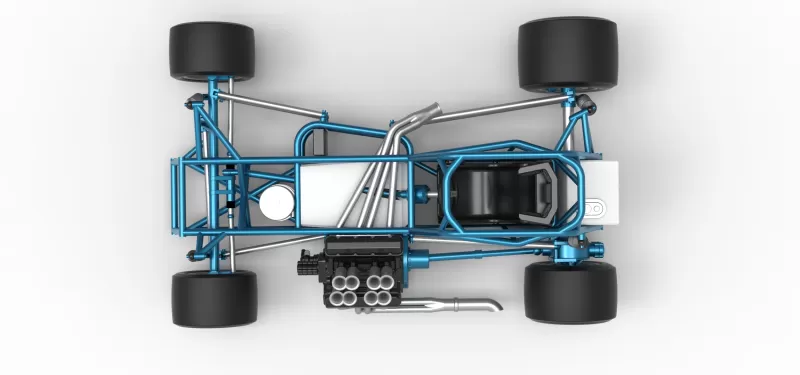 Vintage Supermodified stock car Base Version 3 Scale 1:25 - Model preview 11