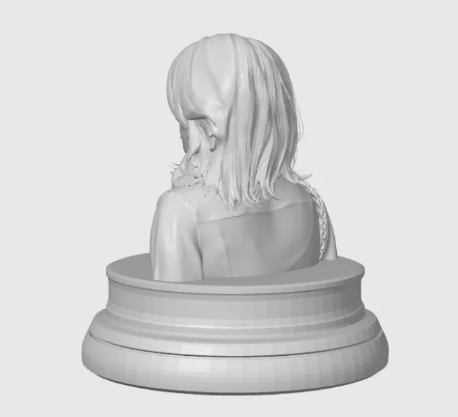 Rachel McAdams 3D Bust - Model preview 7