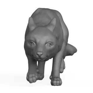 Fox Hunting Pose - Model thumbnail 2