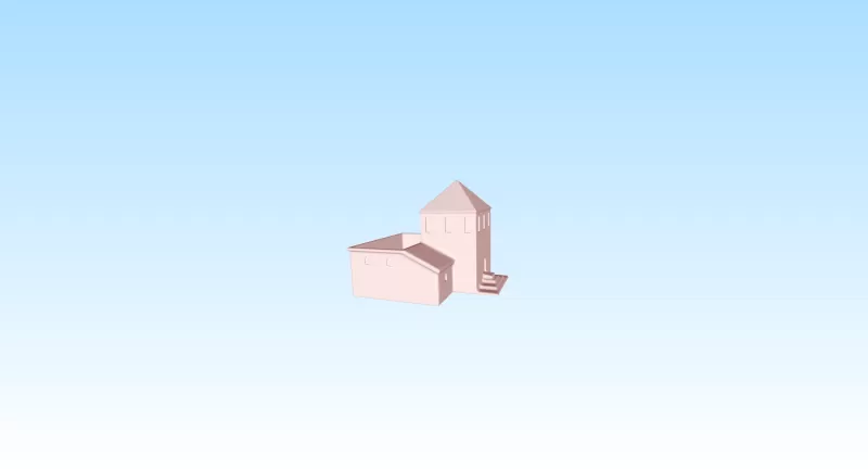 Mini Tower Plant Pot - Model preview 3