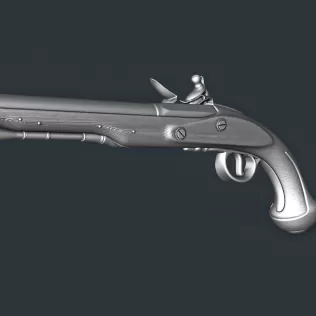Flintlock Pistol RoZ - Model thumbnail 3