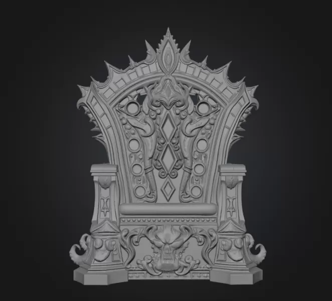 Cursed thron - Model preview 3