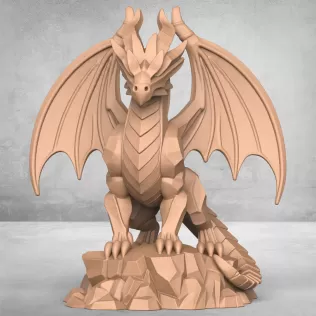 Ancient Dragon Statue