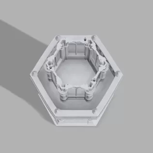 Gothic Candle Tower – Keep - Model thumbnail 5