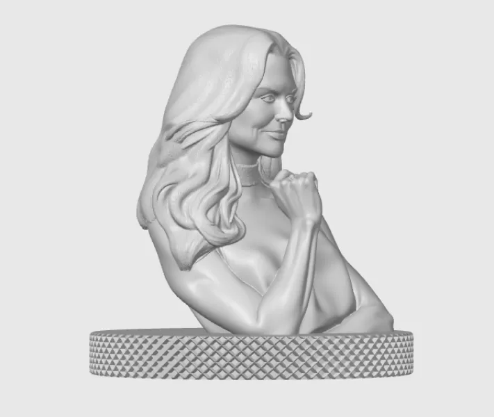 Nicole Kidman 3D Bust Print - Model preview 4