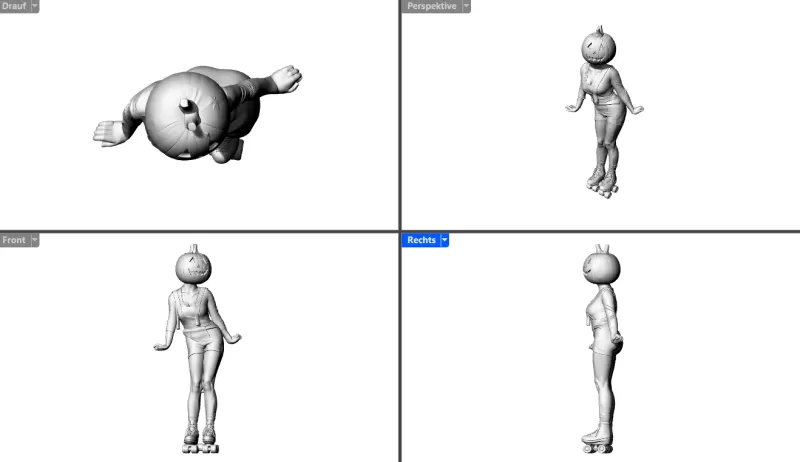 Sexy Lady Halloween - Model preview 5