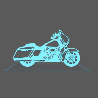 Harley Davidson - Street Glide Wall Art