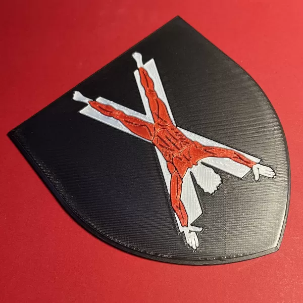Game of Thrones Sigil of House Bolton Coaster - Model preview 5