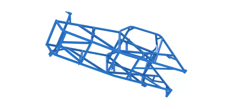 Frame for Sprint car Version 2 Scale 1:25 - Model preview 3
