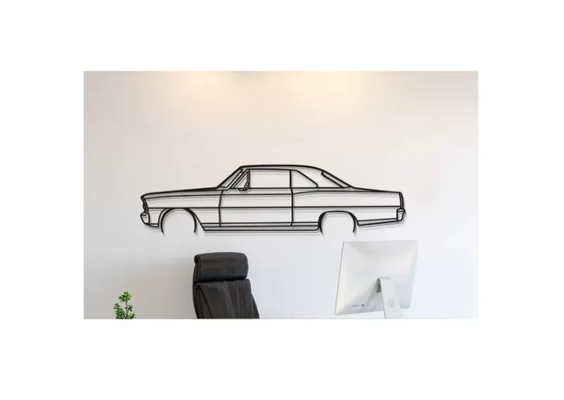 Chevrolet - Nova SS 1966 Wall Art - Model preview 1