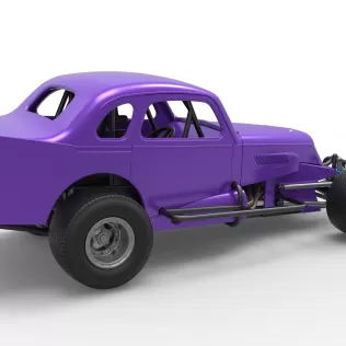 Vintage Dirt Modified stock car Scale 1:25 - Model thumbnail 20