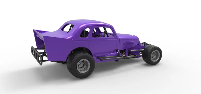 Vintage Dirt Modified stock car Scale 1:25 - Model preview 20