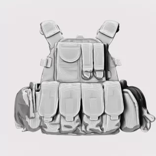 Navy SEAL Tactical Vest #RoZ - Model thumbnail 1