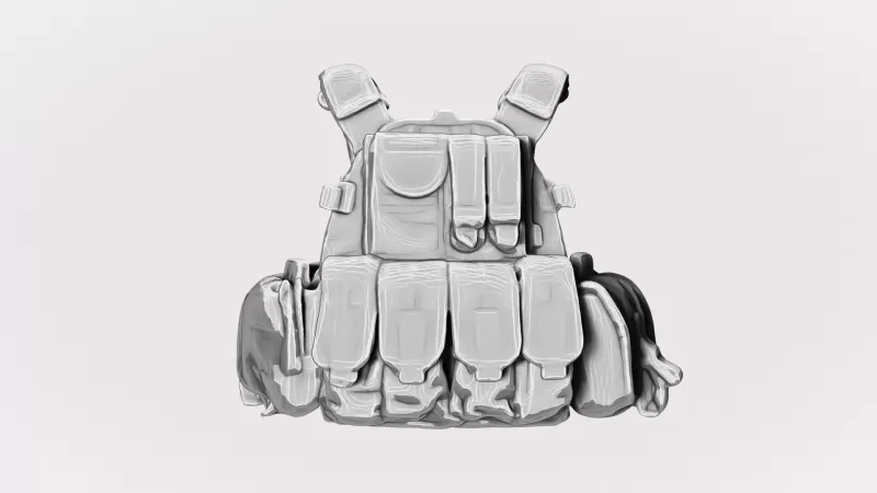 Navy SEAL Tactical Vest #RoZ - Model preview 1