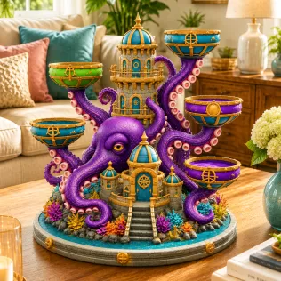 Kraken Citadel Organizer STL File for 3D Print - Model thumbnail 5