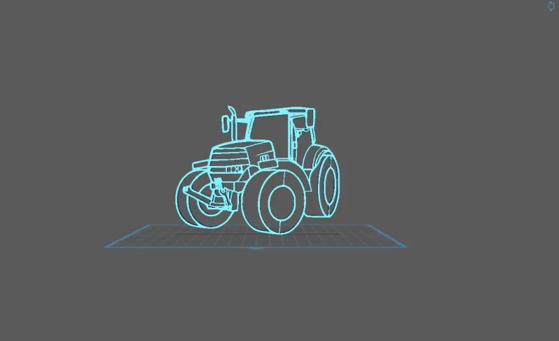 Tractor Case - IH Puma 2013 Wall Art - Model preview 1