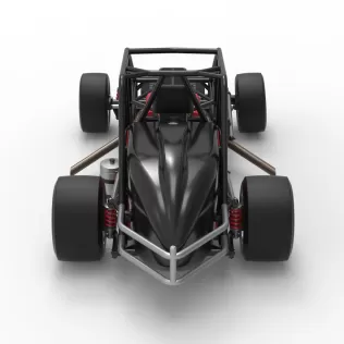 Experimental Pavement Silver Crown Car Base Scale 1:25 - Model thumbnail 16