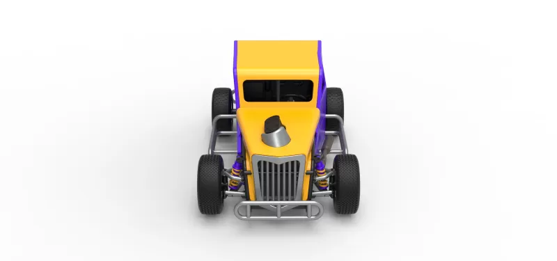 Dwarf car Version 2 Scale 1:25 - Model preview 8