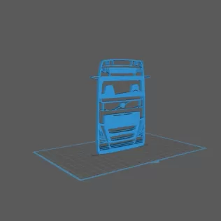 Truck - Volvo FH16 Wall Art - Model thumbnail 1