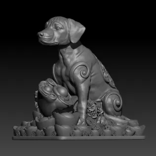 Zodiac Dog - Model thumbnail 2