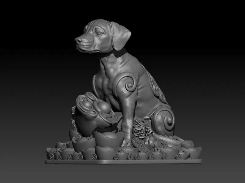 Zodiac Dog - Model preview 2