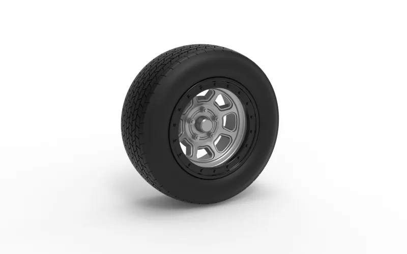 Wheel of Dirt Modified stock car V4 Scale 1:25 - Model preview 1