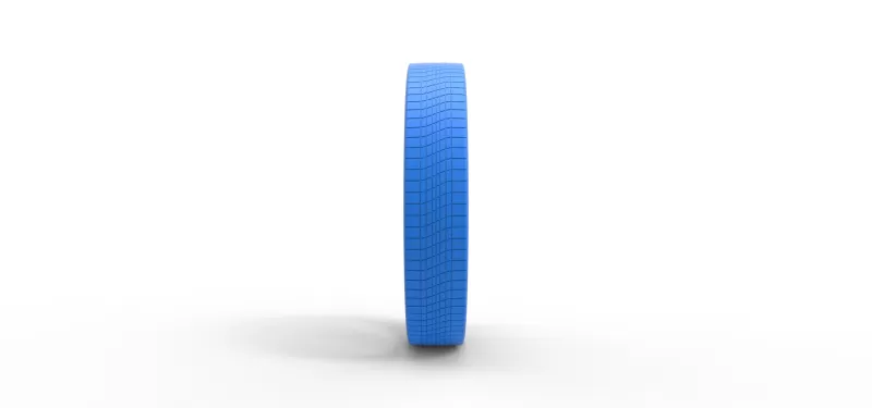 50 inch Wire wheel of Donk car Scale 1:25 - Model preview 12