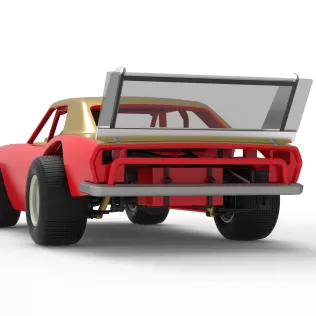 Vintage Semi-Late Model Stock Car Scale 1:25 - Model thumbnail 15